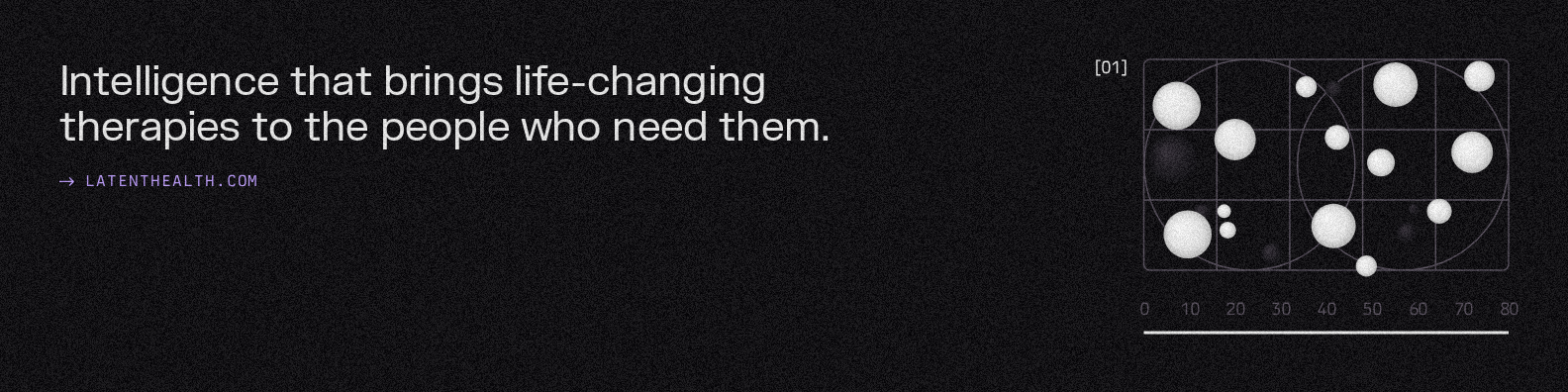 LinkedIn banner, Life-changing therapies, dark