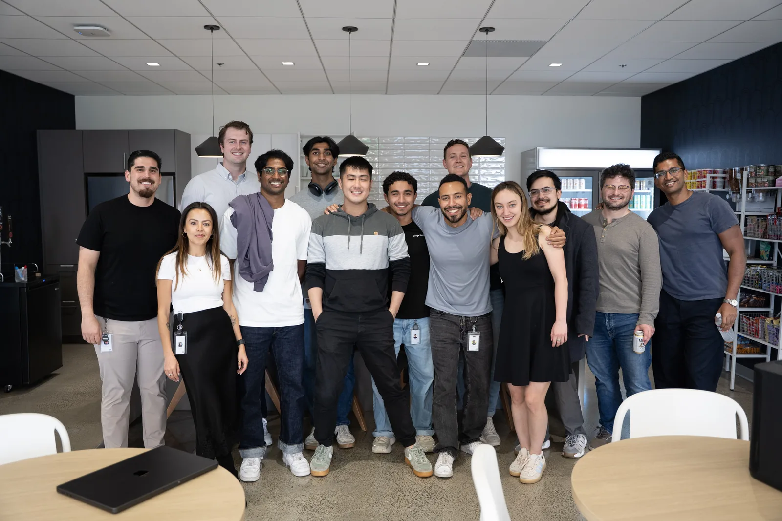 The Latent team standing together in the San Francisco office