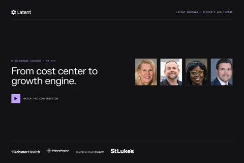 From cost center to growth engine, the webinar